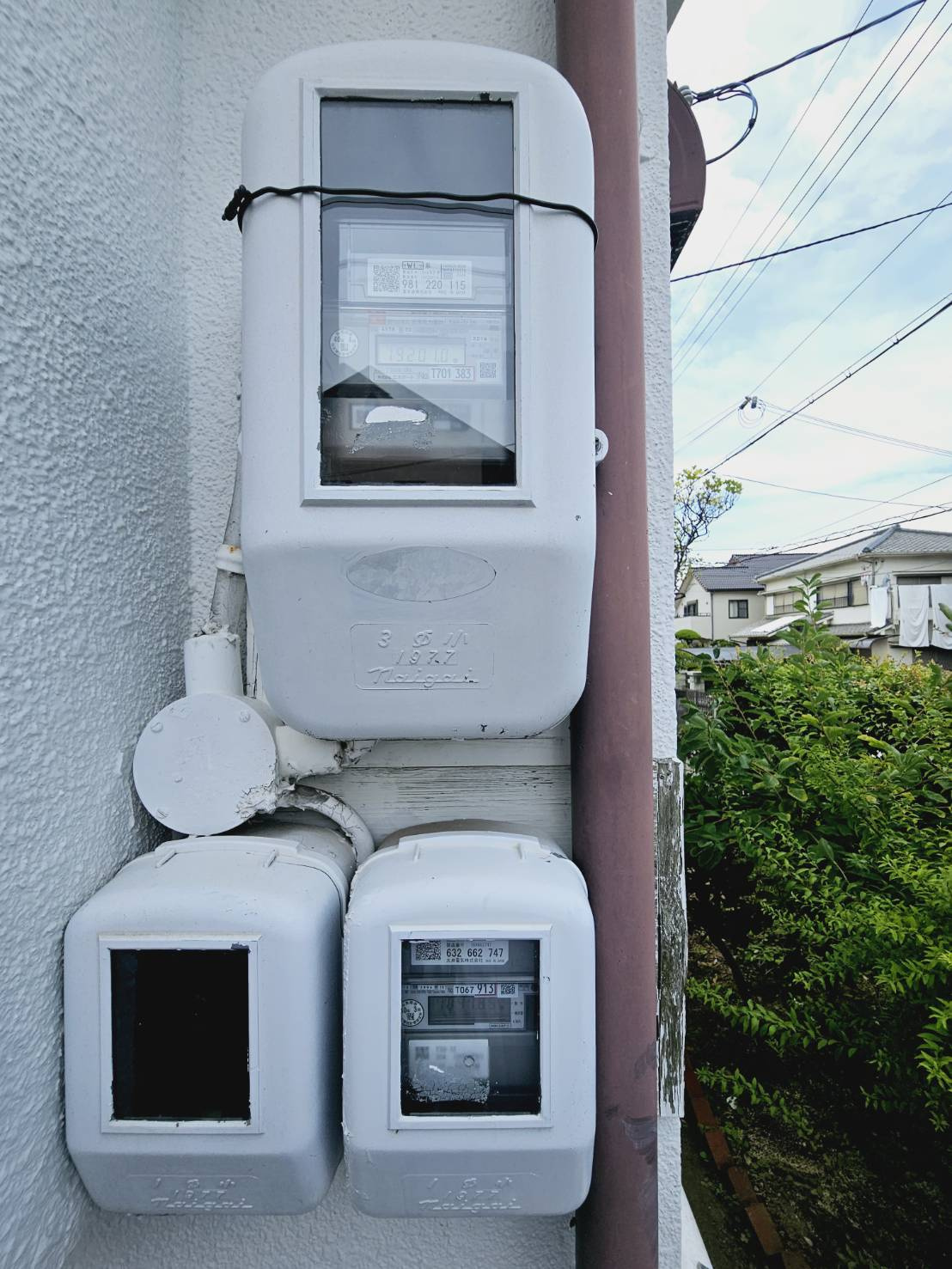 菅の台３丁目土地のその他|北側道路の電線より引き込み
