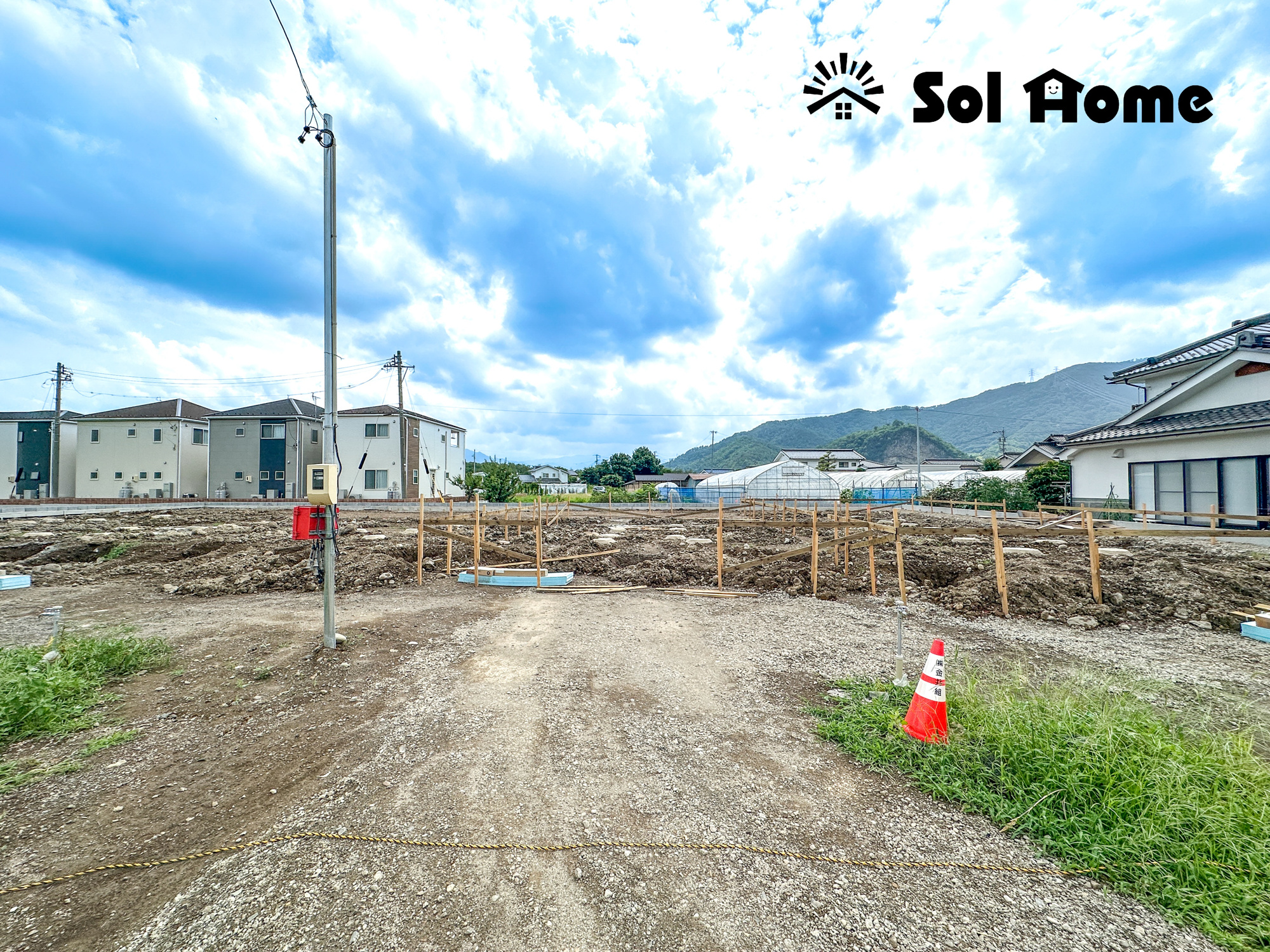 上田市上塩尻第２　新築住宅全５棟の外観|◆本日のご案内も大歓迎です♪◆ 図面や写真では分からない部分を不動産のプロが丁寧にご説明いたします！！ 年中無休のソルホームはいつでもお問い合わせをお待ちしております♪