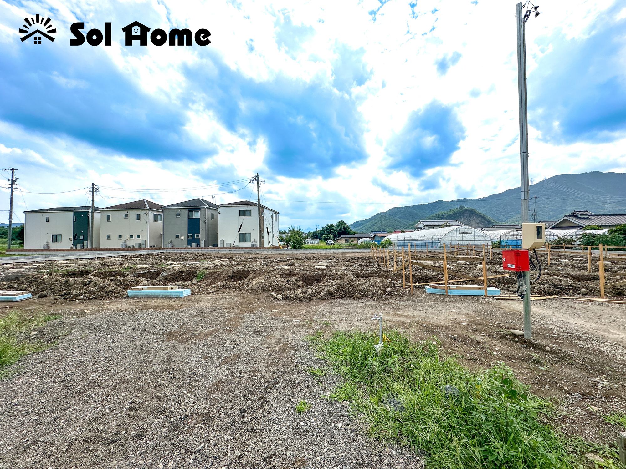 上田市上塩尻第２　新築住宅全５棟の外観|◆本日のご案内も大歓迎です♪◆ 図面や写真では分からない部分を不動産のプロが丁寧にご説明いたします！！ 年中無休のソルホームはいつでもお問い合わせをお待ちしております♪