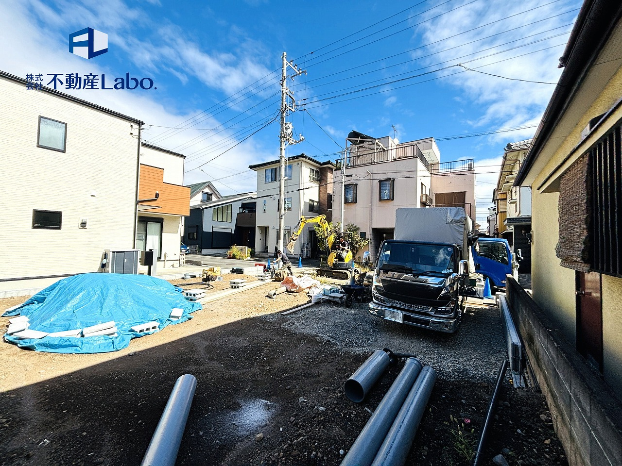 リーブルガーデン　沼津市日の出町　全1棟の前面道路含む現地写真|閑静な住宅街で周辺施設も充実しております。