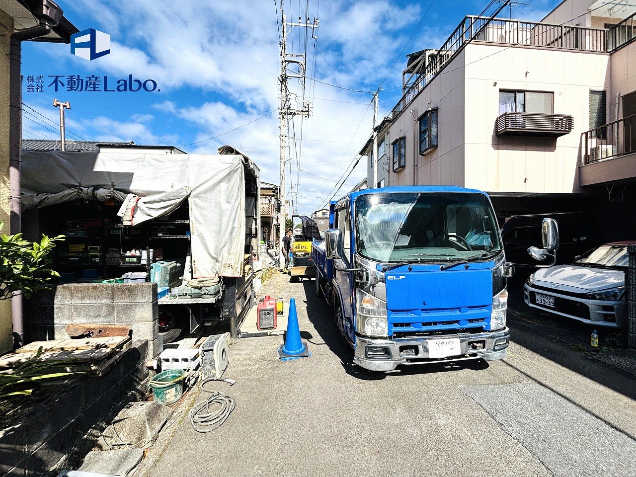 リーブルガーデン　沼津市日の出町　全1棟の前面道路含む現地写真