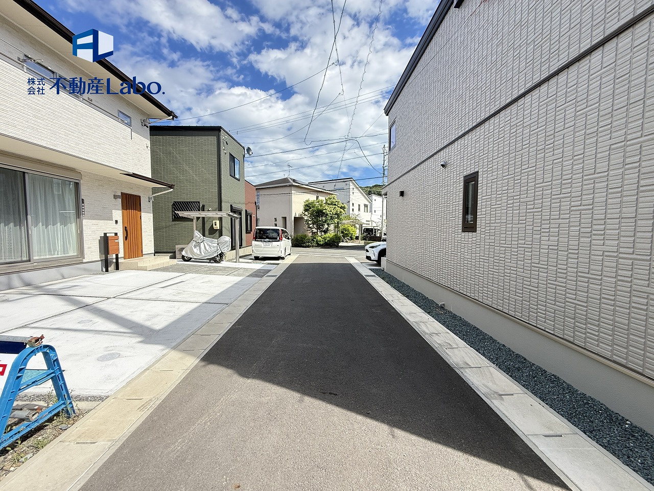 葵区千代田２丁目７期　全7棟の前面道路含む現地写真