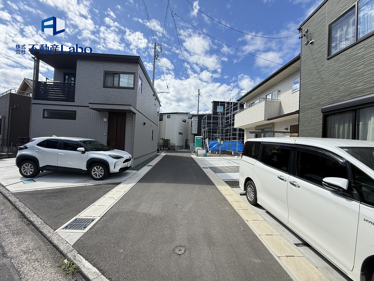 葵区千代田２丁目７期　全7棟の前面道路含む現地写真|建築中です！同モデルハウスもご案内可能です♪