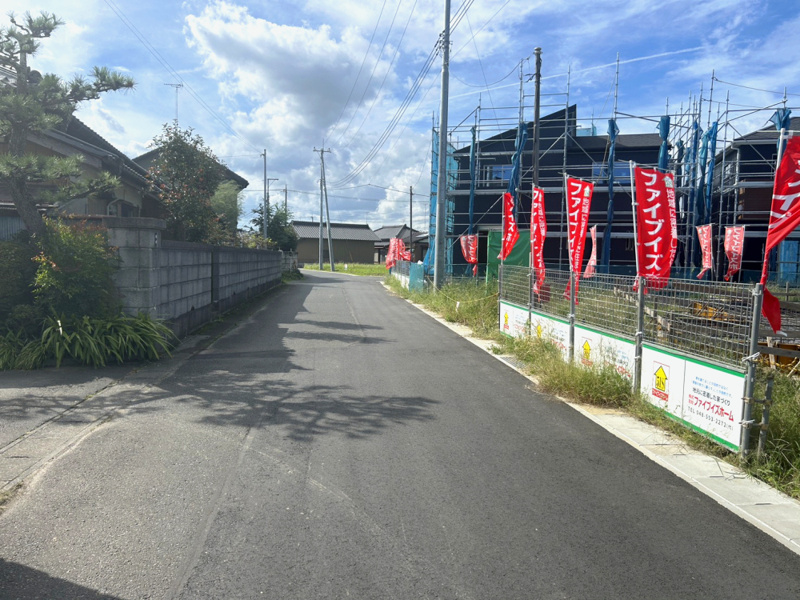 下妻市宗道（全4区画）　前面道路を含む現地写真