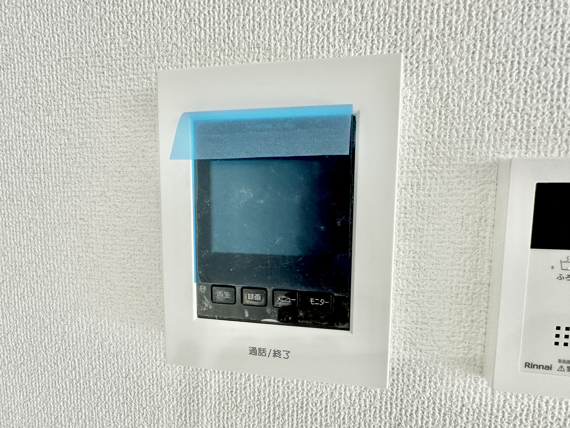 宇都宮市上戸祭４丁目の新築一戸建のセキュリティ|【同社施工例】TVモニタ付きのインターフォンには録画機能もあるので外出時誰が来たのか確認できます♪ 防犯機能も高く、今では必需品です！