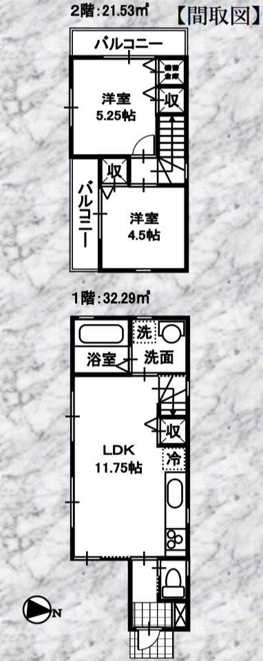 横浜市戸塚区汲沢町 新築戸建て【仲介手数料無料】の間取り