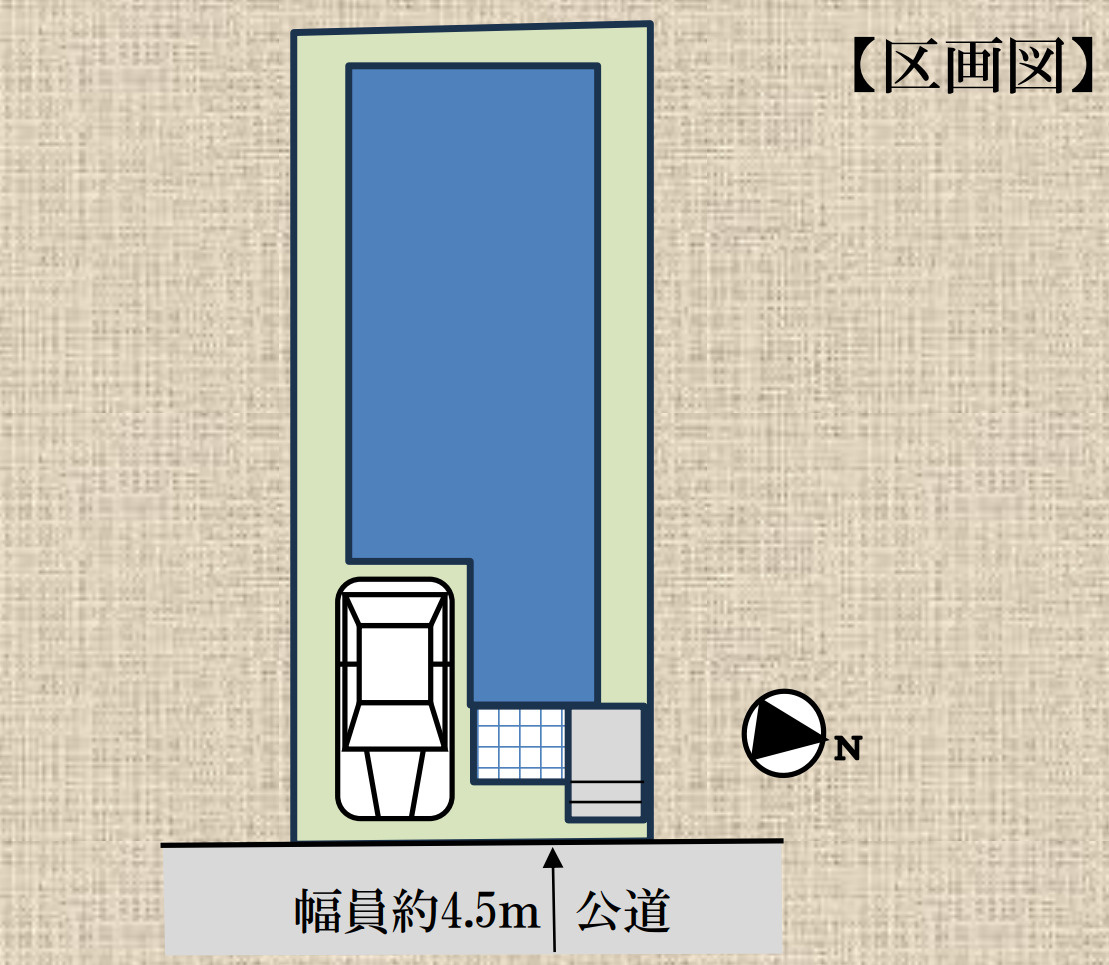 横浜市戸塚区汲沢町 新築戸建て【仲介手数料無料】の区画図