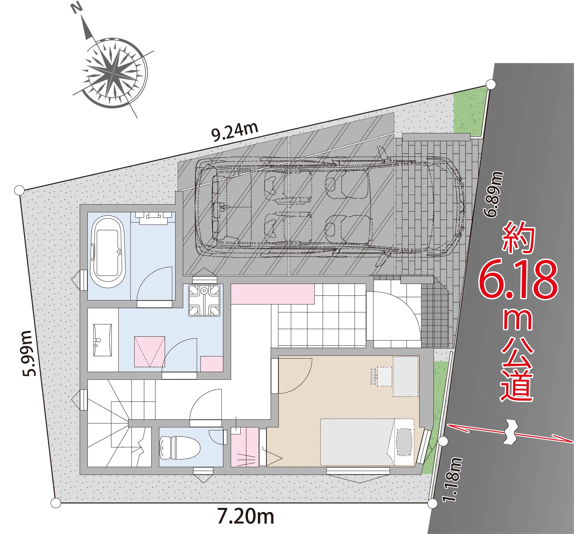 新築分譲［ミラクラス池袋本町Ⅱ］の区画図|区画図