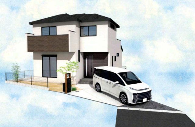 横浜市瀬谷区阿久和東２丁目 新築戸建て【仲介手数料無料】の外観パース