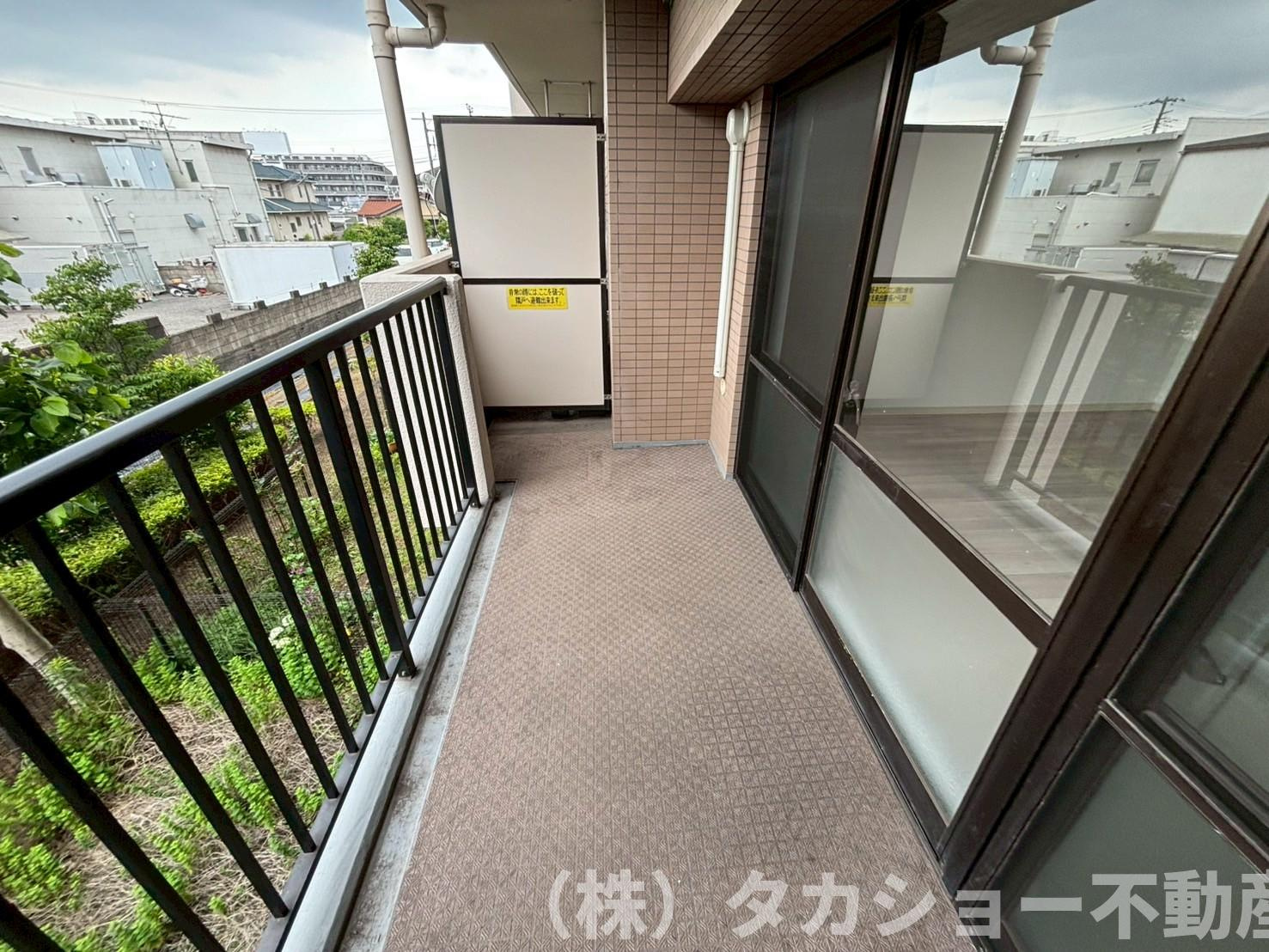グリーンビレッジ浜野のバルコニー