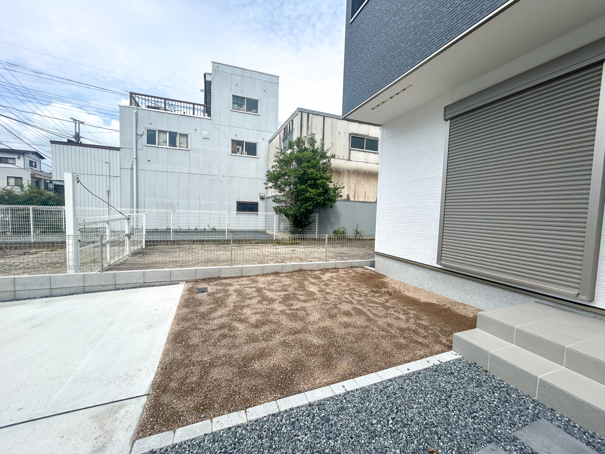 高崎市赤坂町1期　新築住宅全1棟の庭|お庭での家庭菜園・ガーデニングを通じて、お子様と一緒に育てていくと、思い出も増えていきそうですね♪