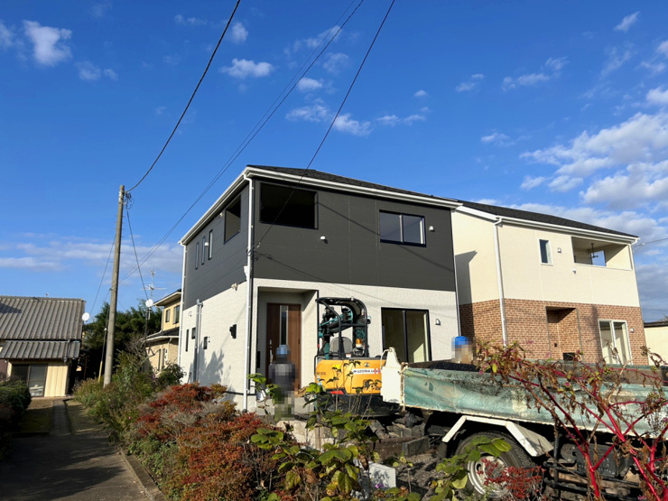 常総市若宮戸　1号棟　現地写真　2026年10月撮影