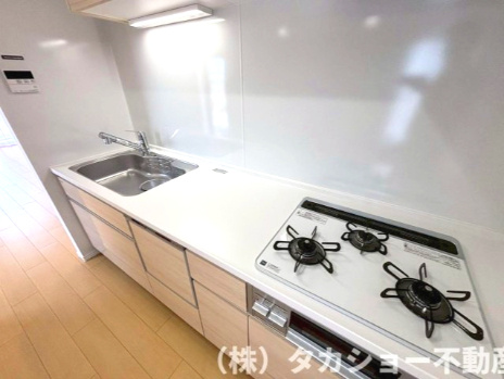 モアクレスト千葉　A棟のキッチン