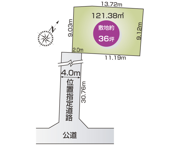 久喜市菖蒲町菖蒲　土地図
