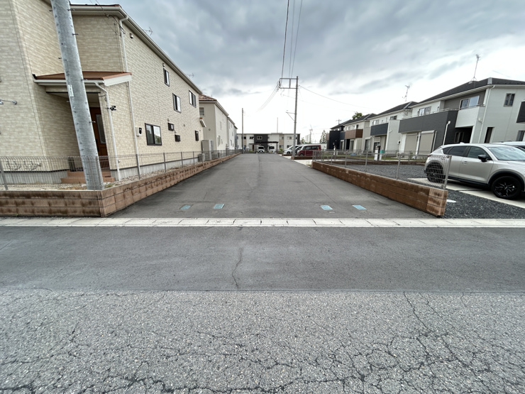 加須市上三俣　前面道路含む現地写真（2026/07/18撮影）