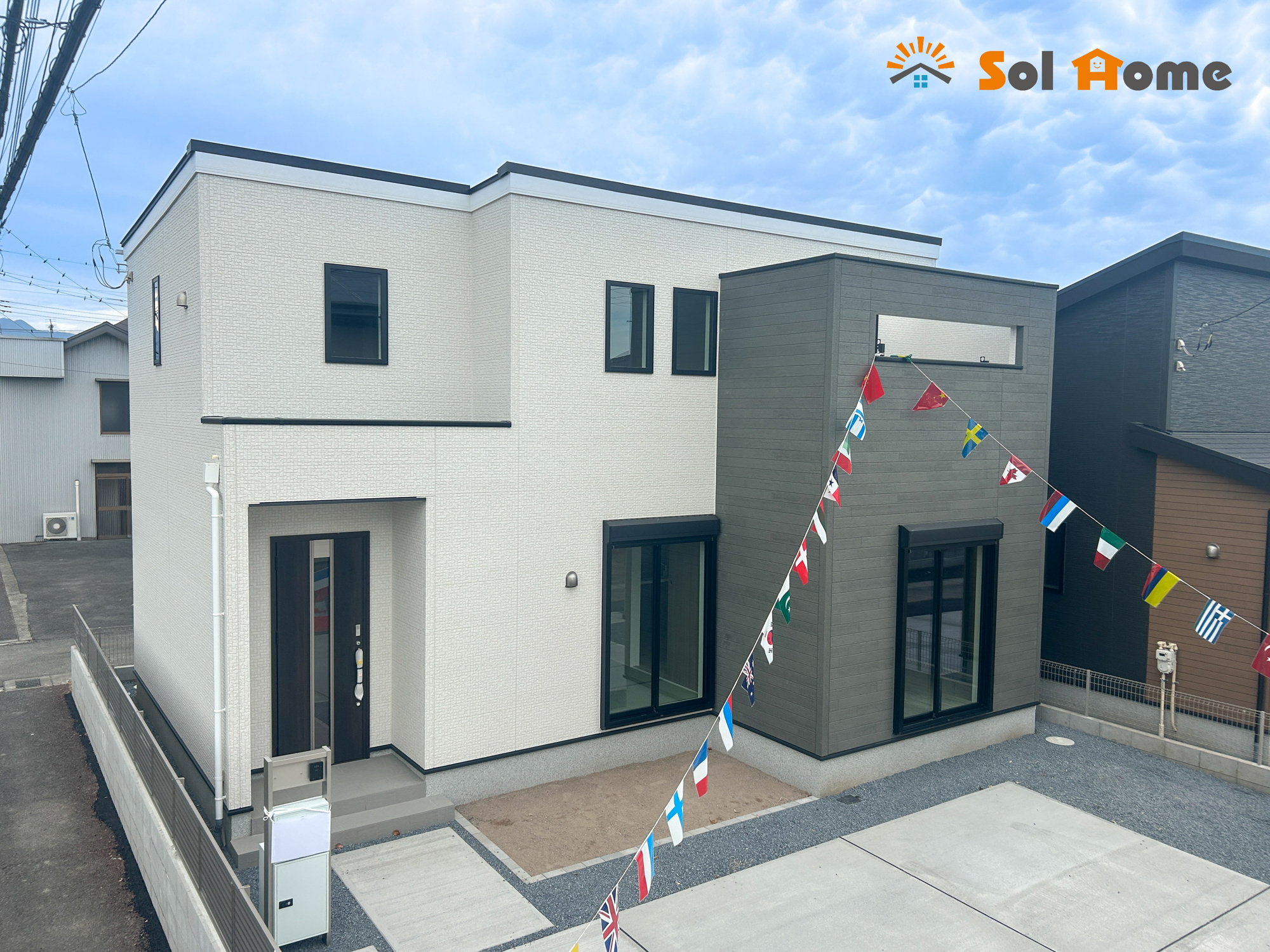 高崎市下小鳥町1期　新築住宅全4棟の外観|◆本日のご案内も大歓迎です♪◆ 図面や写真では分からない部分を不動産のプロが丁寧にご説明いたします！！ 年中無休のソルホームはいつでもお問い合わせをお待ちしております♪