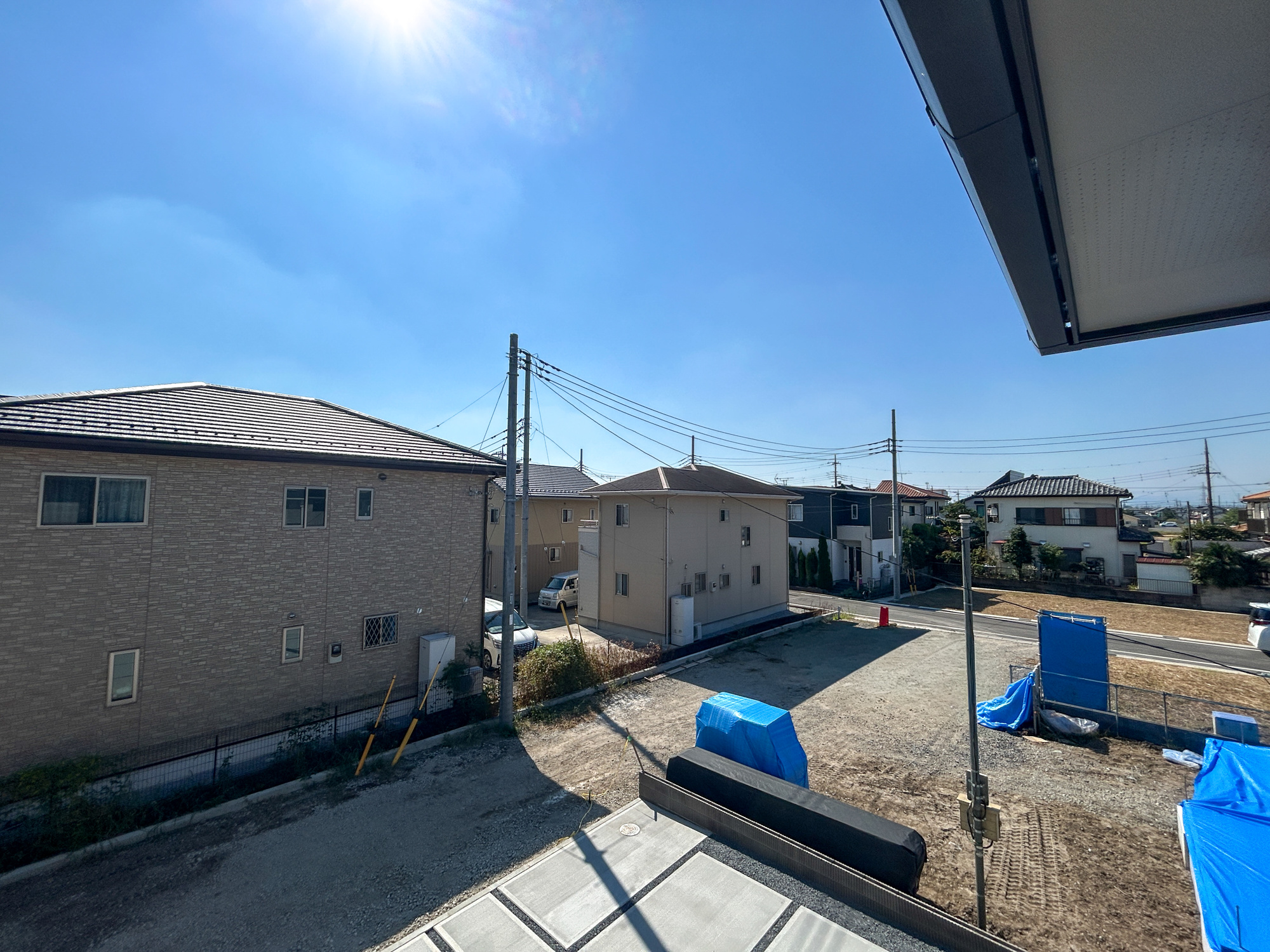 前橋市箱田町第9期　新築住宅全7棟の展望|見晴らしの良い眺望は開放感たっぷり♪