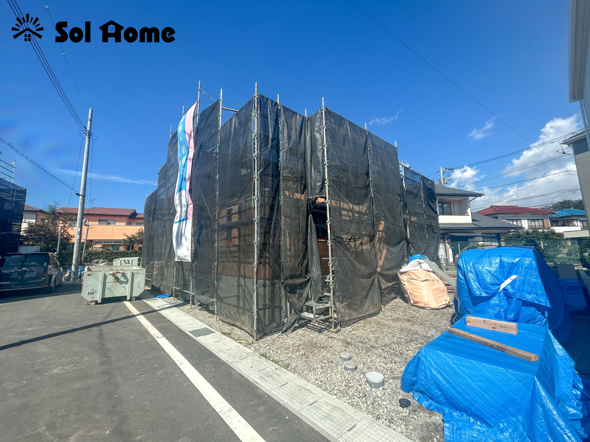 前橋市北代田町第10-2期　新築住宅全5棟の外観|◆本日のご案内も大歓迎です♪◆ 図面や写真では分からない部分を不動産のプロが丁寧にご説明いたします！！ソルホームはいつでもお問い合わせをお待ちしております♪