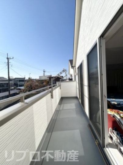 野田市清水中古戸建のバルコニー|日当たり良好のバルコニー！