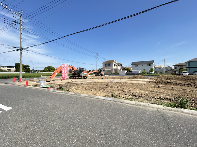 1号地　前面道路含む現地写真です！（2026/04/19撮影）