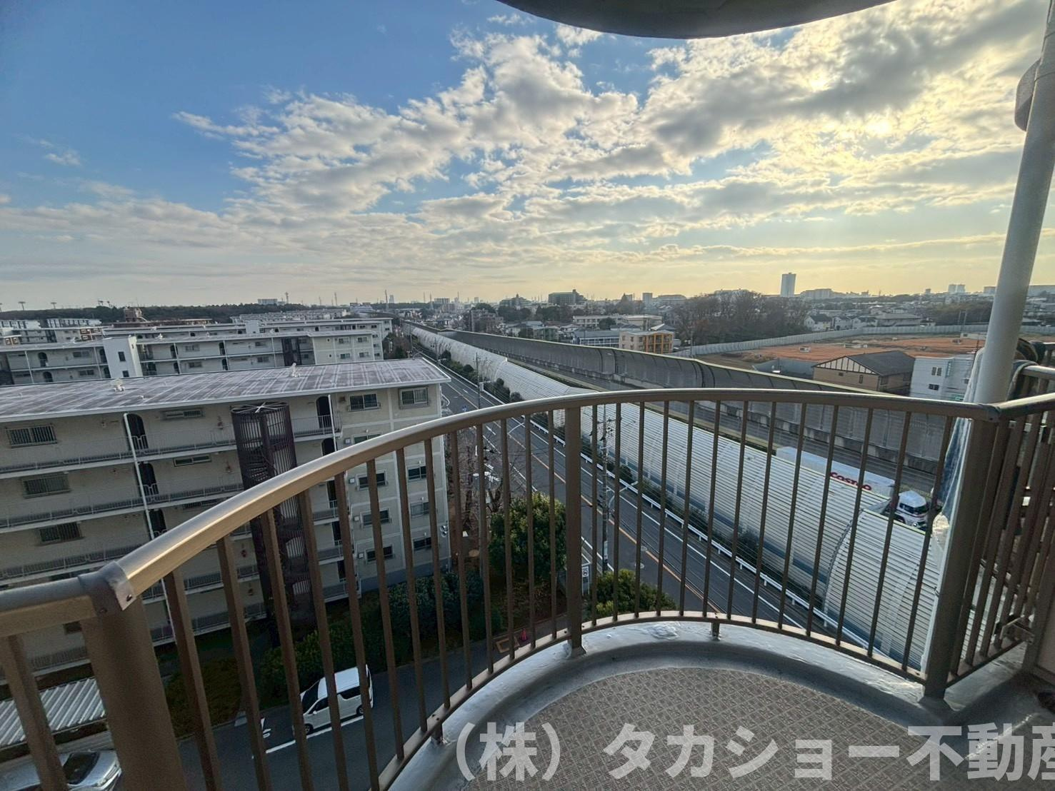 稲毛ファミールハイツ　24号棟の展望
