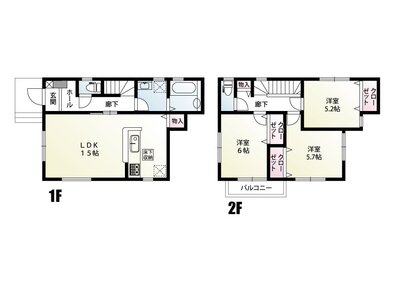 久喜市下早見（全1棟）間取図