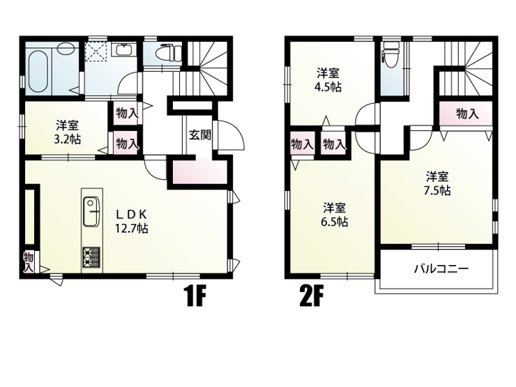 建物面積　88.60㎡（26.80坪）