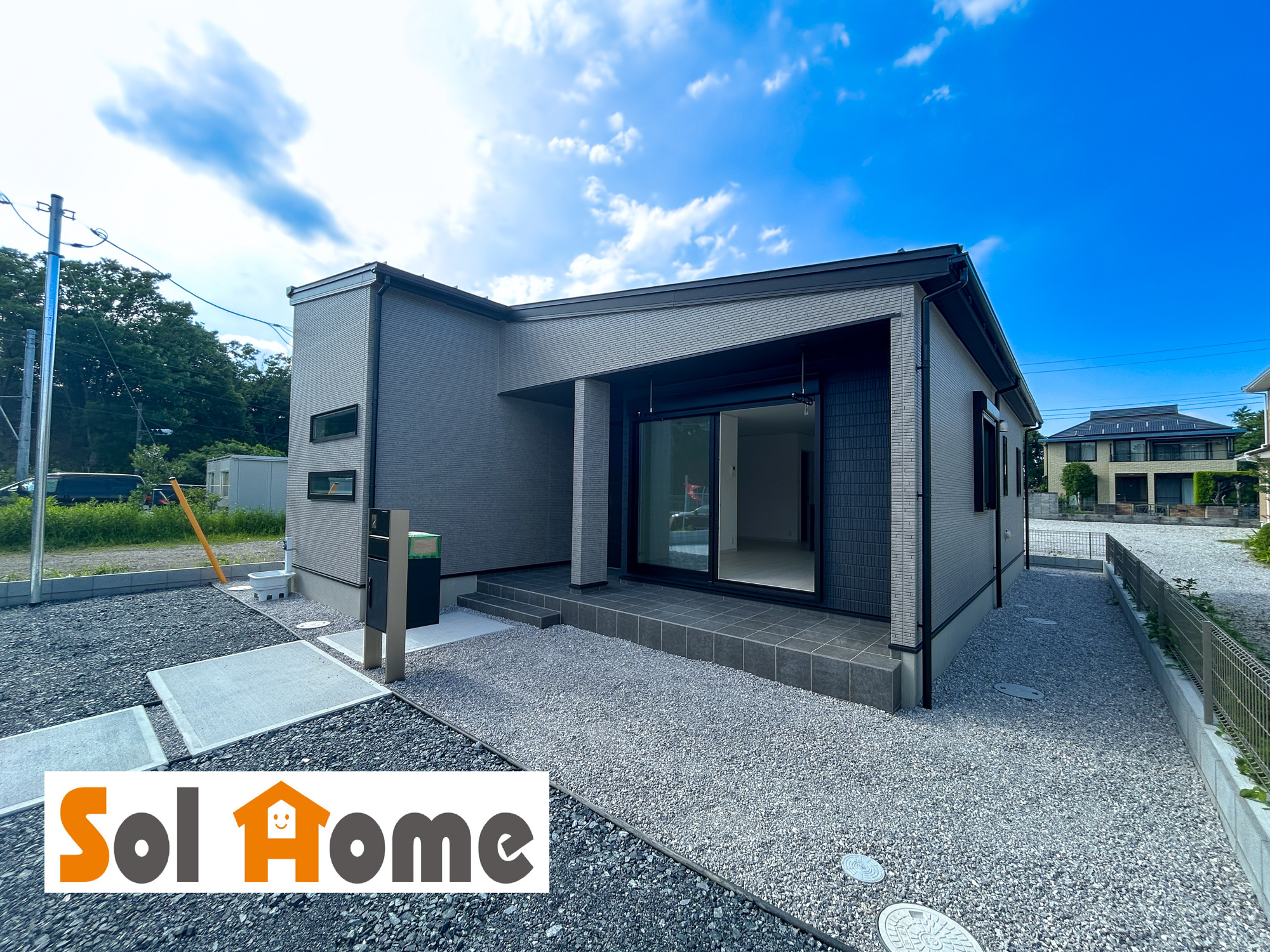 前橋市天川町　新築住宅全1棟の外観：施工例|同社施工例