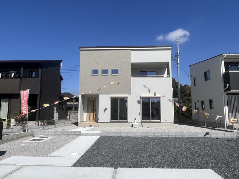 藤井上組（全12区画）5号棟　外観：完成物件です。内覧可能です
