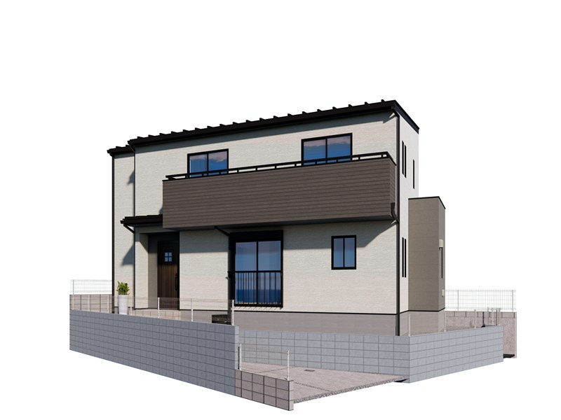 さいたま市見沼区小深作　全2区画　1号棟　外観イメージ