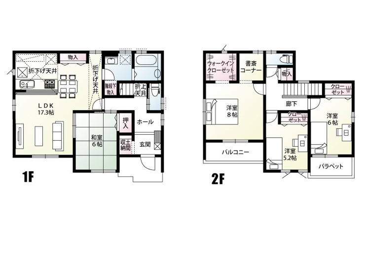 《3号棟　建物面積110.96㎡(33.56坪)》
