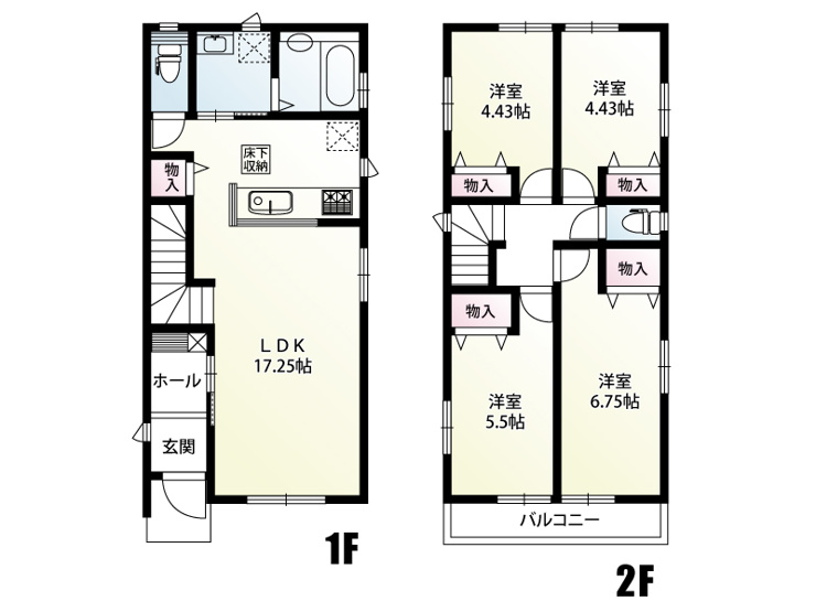 春日部市本田町　新築一戸建て　A号棟