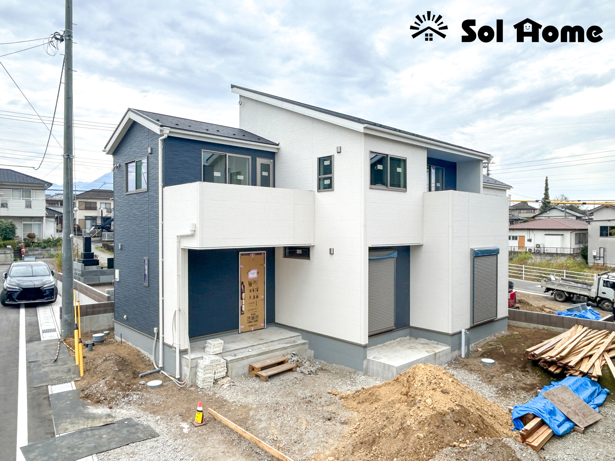 第5富士見町時沢　新築住宅全8棟の外観|◆本日のご案内も大歓迎です♪◆ 図面や写真では分からない部分を不動産のプロが丁寧にご説明いたします！！ 年中無休のソルホームはいつでもお問い合わせをお待ちしております♪
