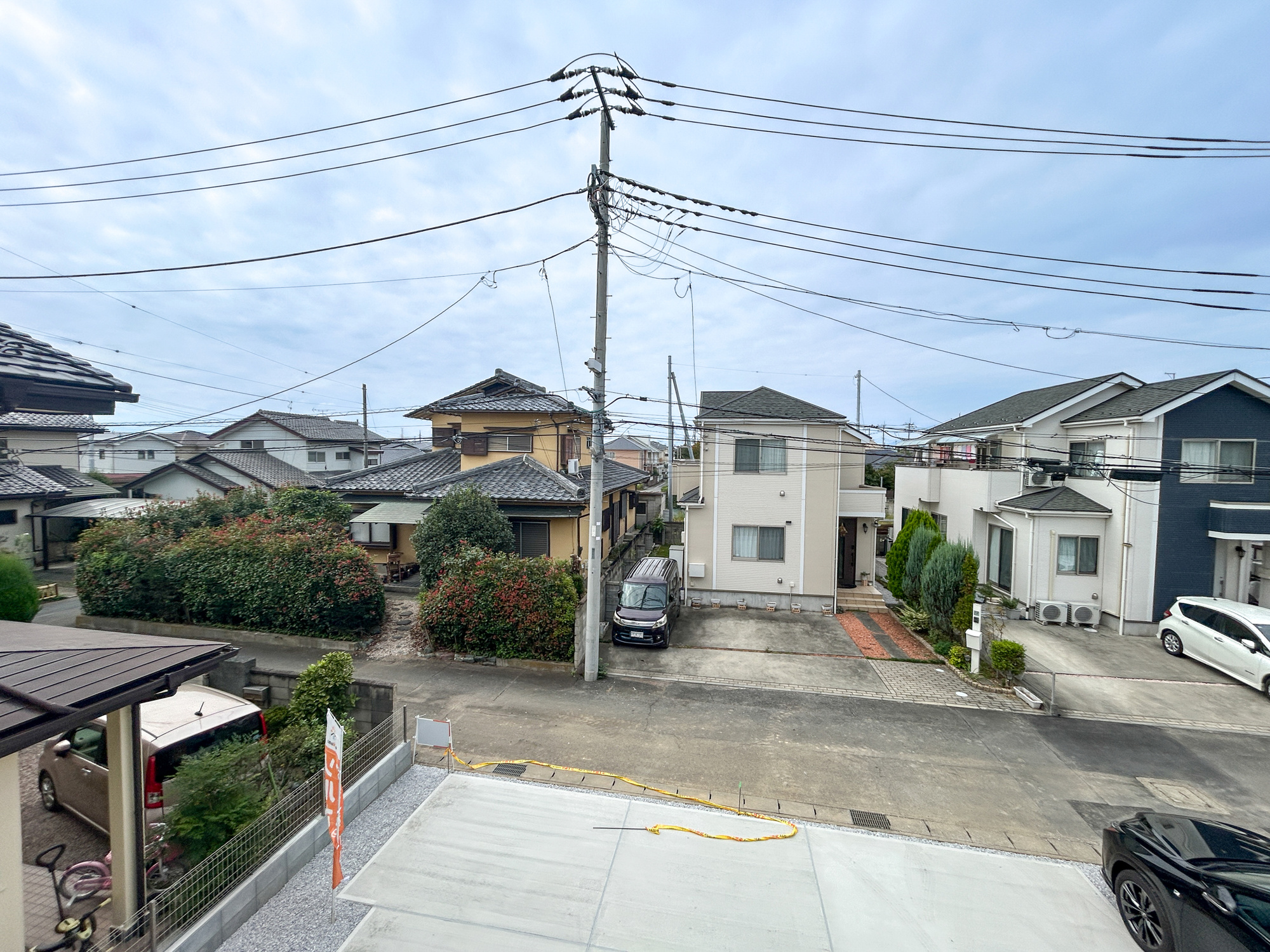 前橋市上新田町2期　新築住宅全1棟の展望|閑静な住宅街なので、周囲の住宅街とも程よい距離があります。習い事の練習なども安心して取り組めます。


