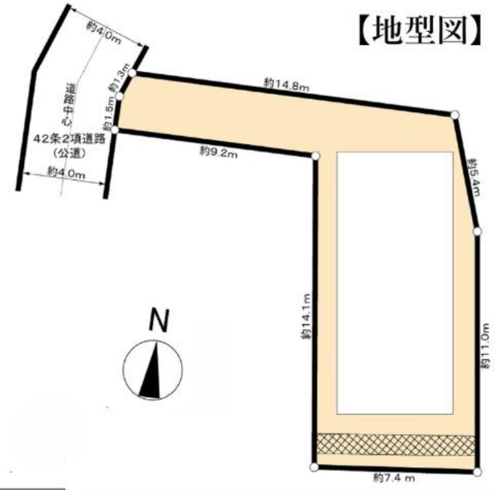 横浜市中区滝之上 新築戸建て【仲介手数料無料】の区画図