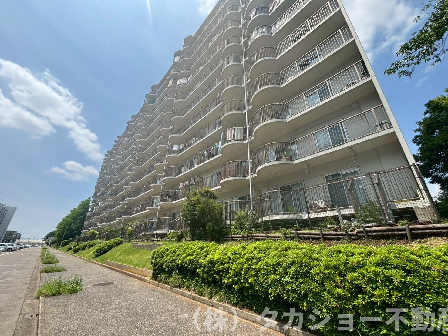 稲毛ファミールハイツ　1号棟の外観