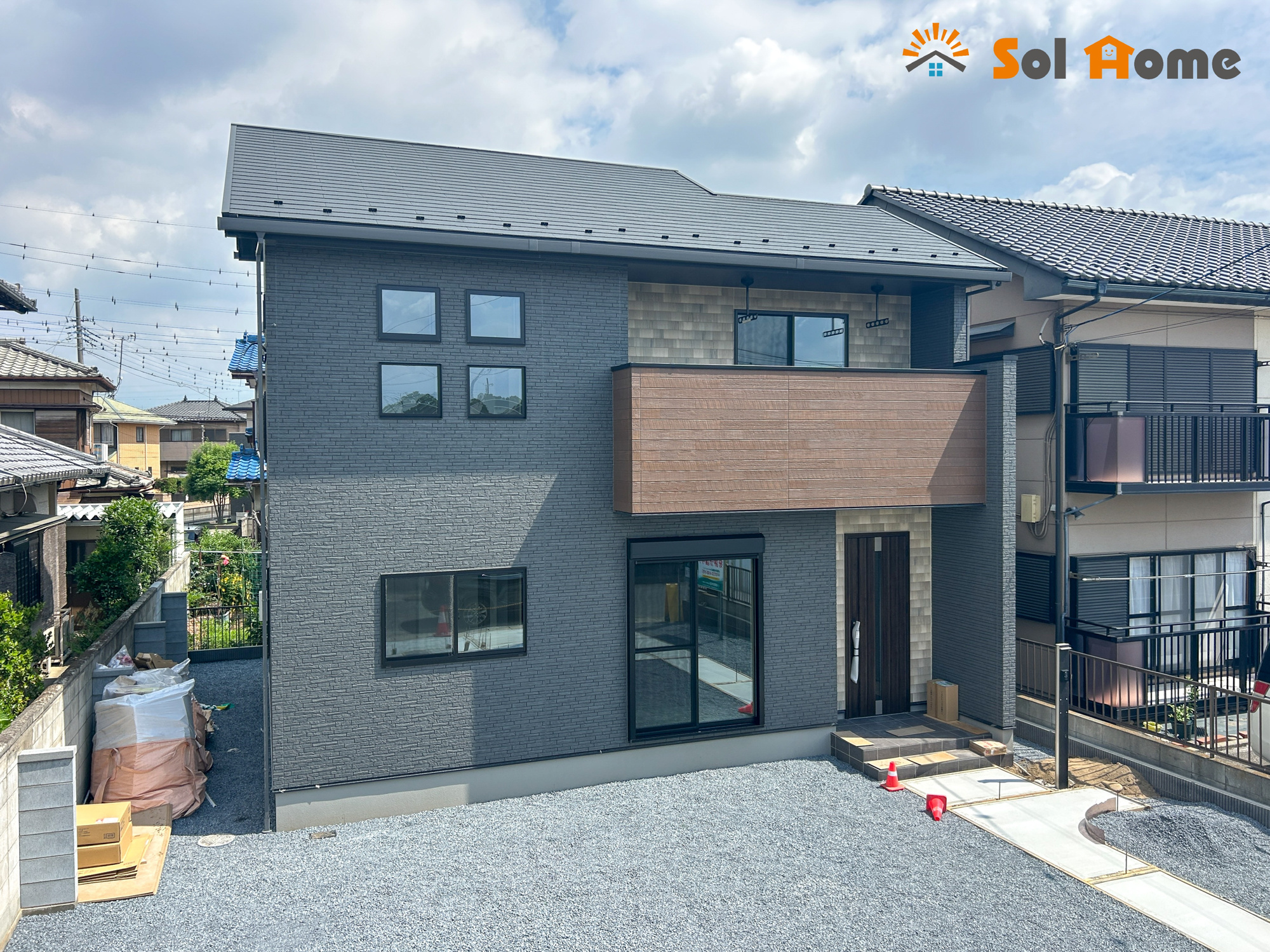 伊勢崎市新栄町第3期　新築住宅全1棟の外観|◆本日のご案内も大歓迎です♪◆ 図面や写真では分からない部分を不動産のプロが丁寧にご説明いたします！！ソルホームはいつでもお問い合わせをお待ちしております♪