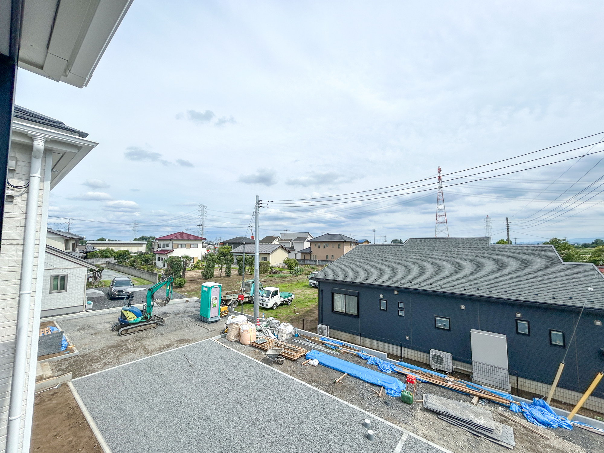 伊勢崎市境米岡第3　新築住宅全3棟の展望|見晴らしの良い眺望は開放感たっぷり♪