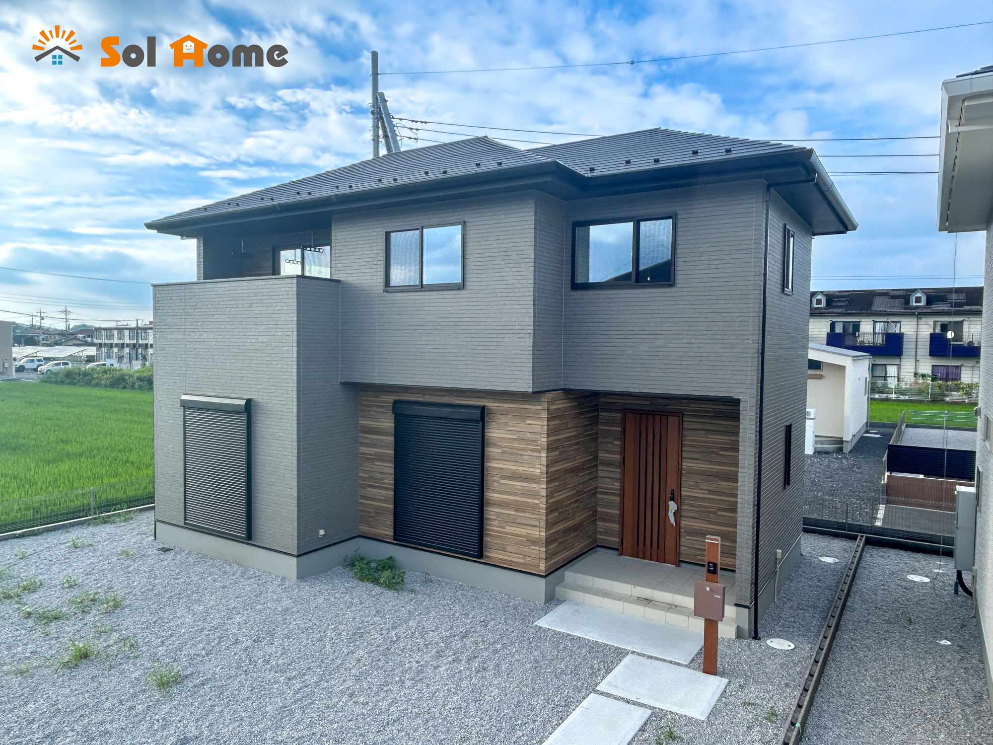 伊勢崎市西久保町第1期　新築住宅全4棟の外観|◆本日のご案内も大歓迎です♪◆ 図面や写真では分からない部分を不動産のプロが丁寧にご説明いたします！！ 年中無休のソルホームはいつでもお問い合わせをお待ちしております♪