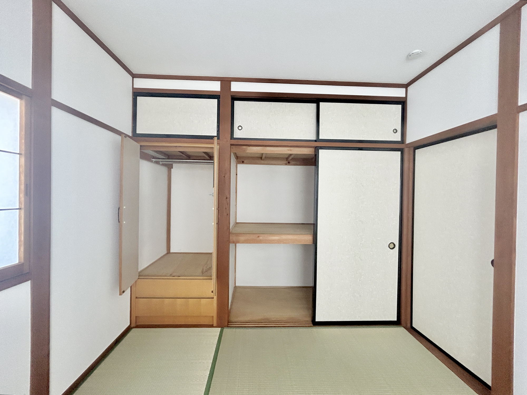 伊勢崎市山王町1期　中古住宅の和室|洋服はもちろん、お子様との思い出もたっぷりしまえる押入。お子様の成長と共に増えていく荷物も楽々しまえる収納力！