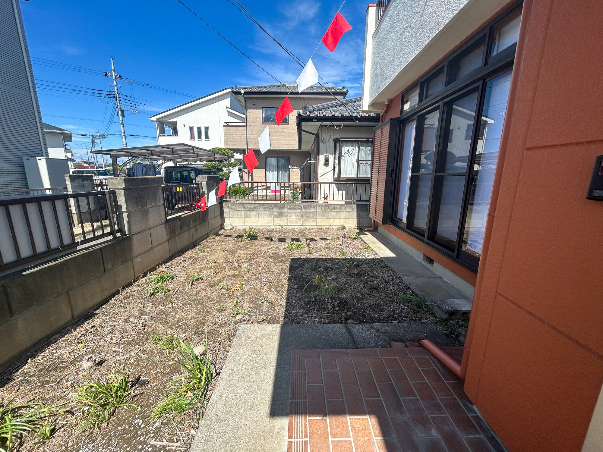 伊勢崎市山王町1期　中古住宅の庭|お庭での家庭菜園・ガーデニングを通じて、お子様と一緒に育てていくと、思い出も増えていきそうですね♪