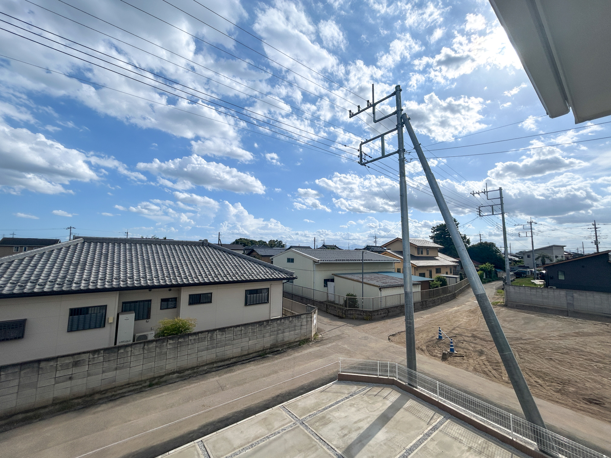 伊勢崎第3茂呂町　新築住宅全5棟の展望|隣地との距離が確保されているので開放感のある眺望♪