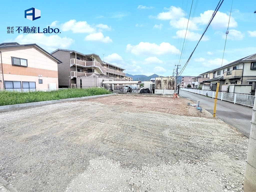 リナージュ　富士市柚木第1期　全1棟の外観|青空に映える新築住宅を建築中♪
完成後の暮らしをイメージしてみませんか？♪