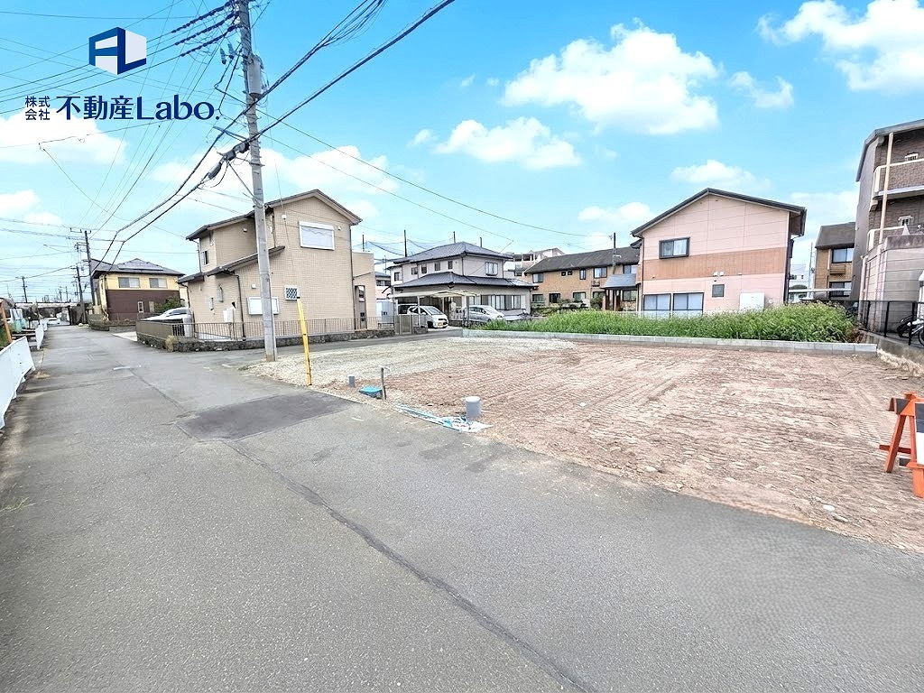 リナージュ　富士市柚木第1期　全1棟の前面道路含む現地写真|完成が待ち遠しい新築住宅♪
現地見学で周辺環境もあわせてご確認いただけます♪