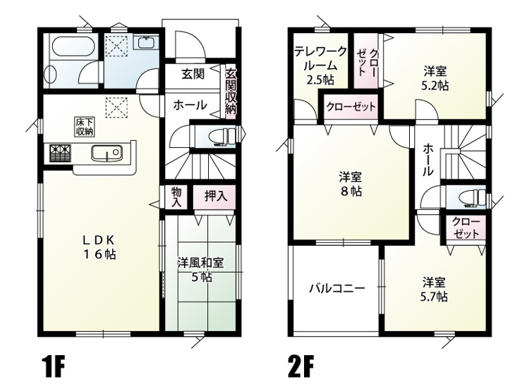 古河市大山　４号棟◆間取り図