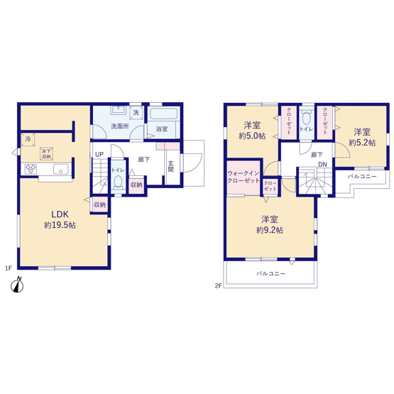 【間取図】