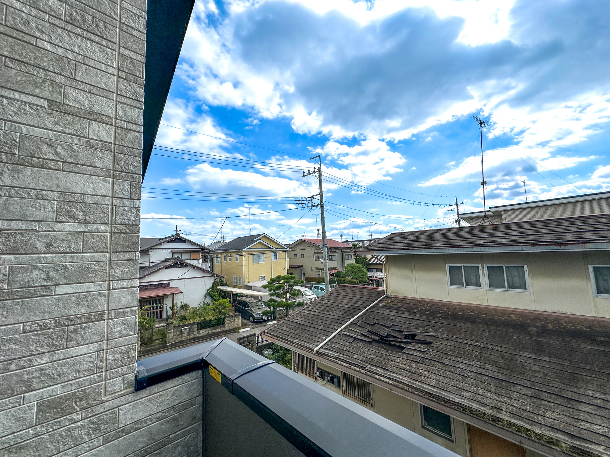 宇都宮市さつき３丁目の新築一戸建の展望|隣地との距離が確保されているので開放感のある眺望♪