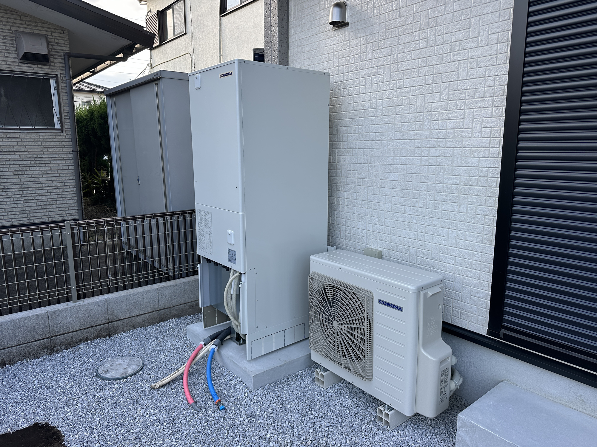 宇都宮市清原台３丁目　新築住宅全３棟の発電・温水設備|太陽光発電システム付きのオール電化物件で光熱費削減♪