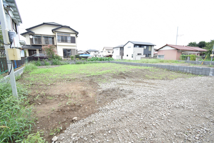 【１号棟：現地土地写真】