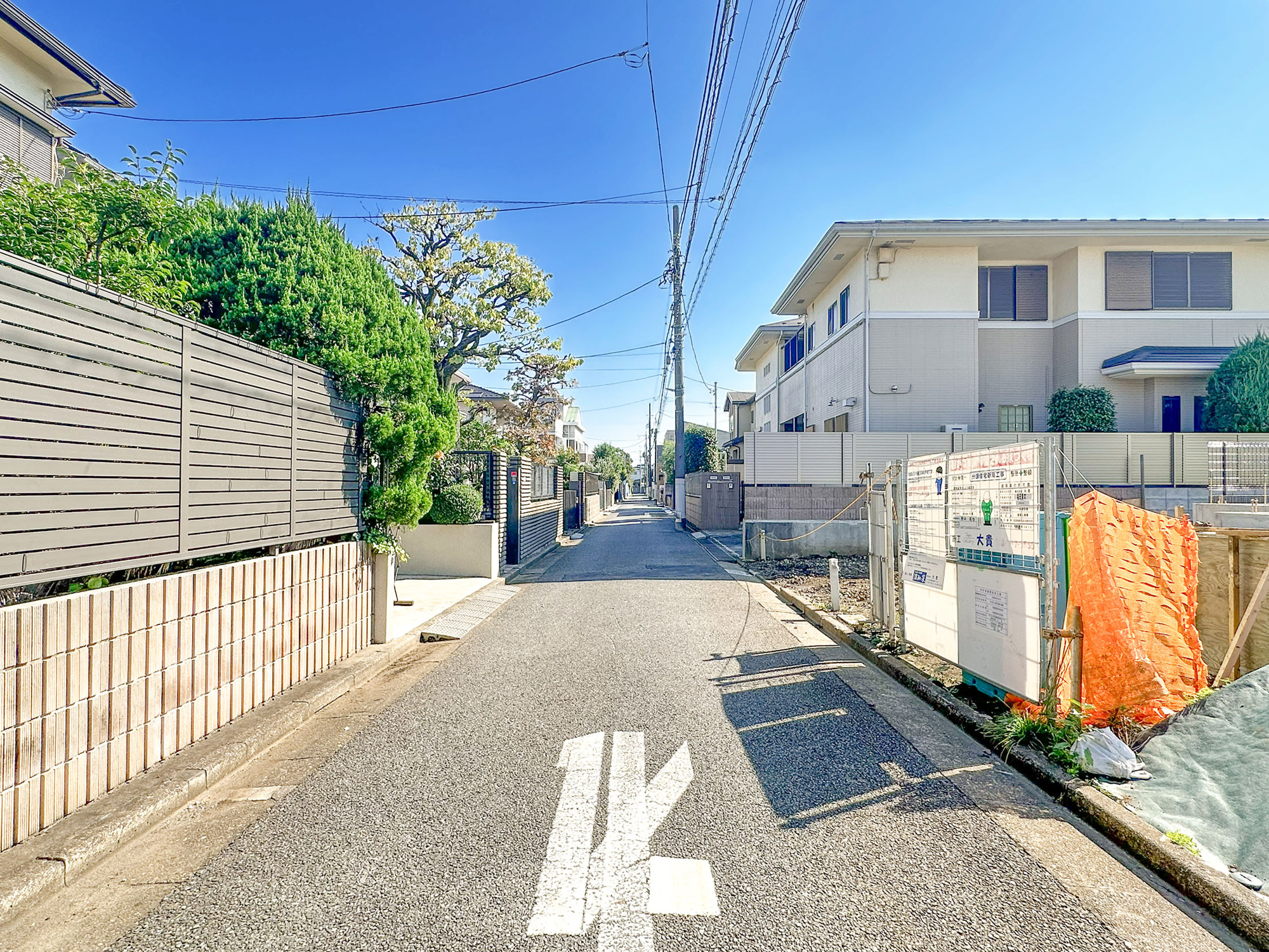 新築分譲［ミラクラス東大泉IV］　の前面道路含む現地写真|現地写真（2026年10月撮影）